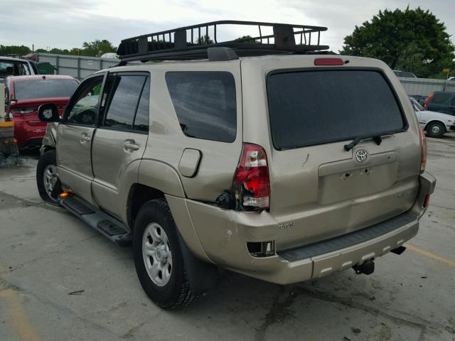 JTEZU14R438003950 - 2003 TOYOTA 4RUNNER SR BEIGE photo 3