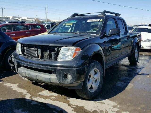 1N6AD09W47C413447 - 2007 NISSAN FRONTIER C BLACK photo 2