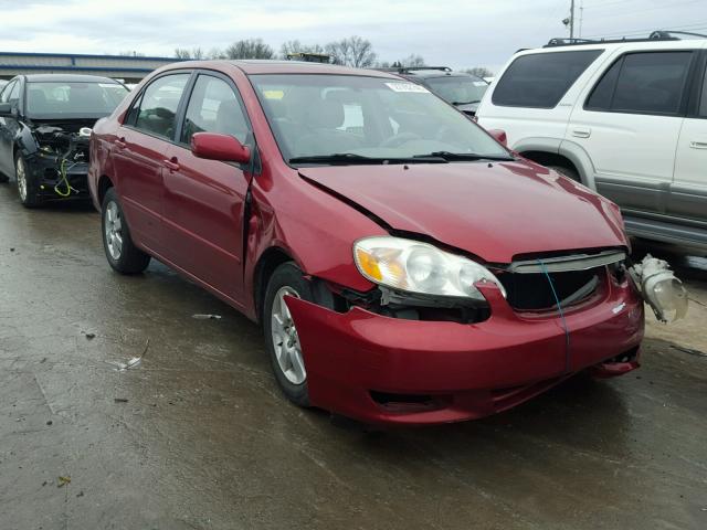 2T1BR38E34C308890 - 2004 TOYOTA COROLLA CE RED photo 1