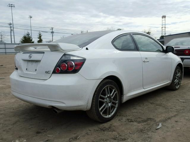 JTKDE3B76A0305186 - 2010 TOYOTA SCION TC WHITE photo 4