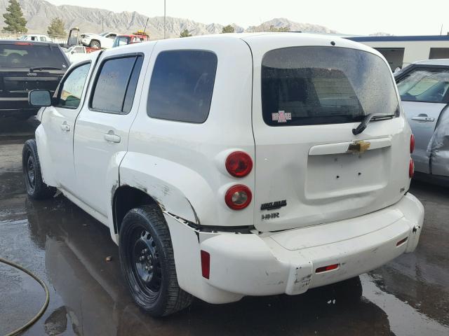3GNDA13D48S539624 - 2008 CHEVROLET HHR LS WHITE photo 3