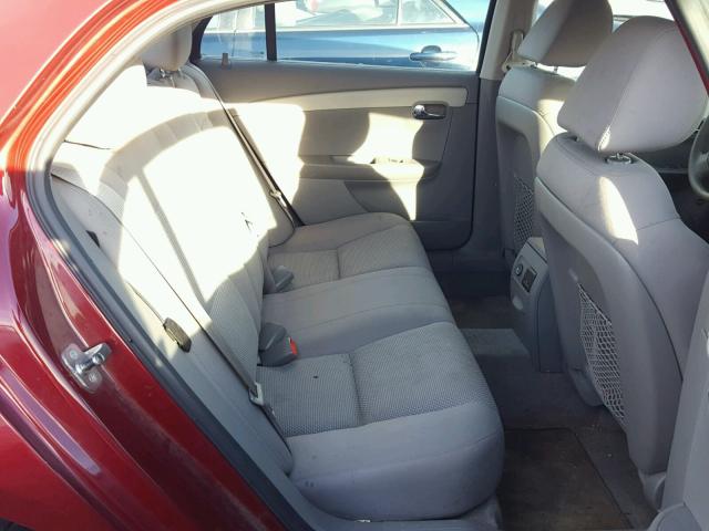 1G1ZC5E16BF339710 - 2011 CHEVROLET MALIBU 1LT 勃艮第红 照片 6