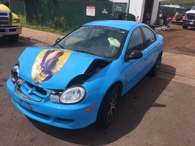 1B3AS46C62D608061 - 2002 DODGE NEON SE BLUE photo 2