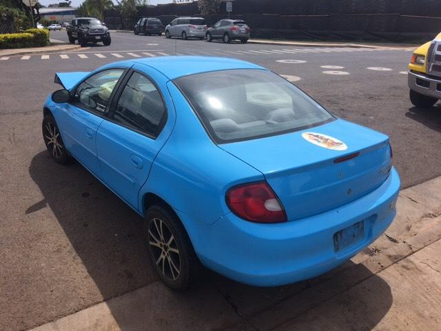 1B3AS46C62D608061 - 2002 DODGE NEON SE BLUE photo 3