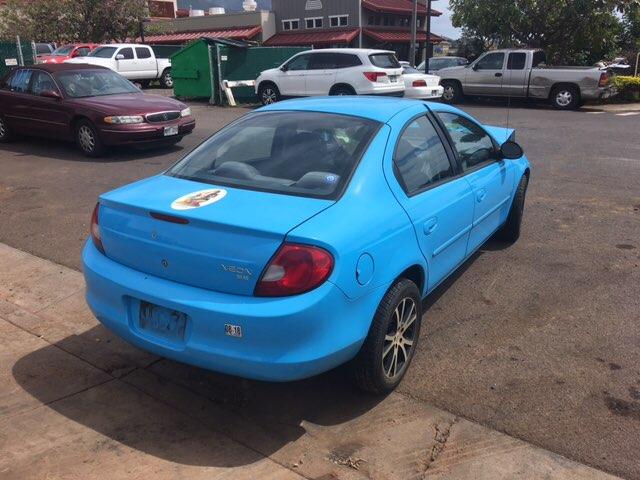 1B3AS46C62D608061 - 2002 DODGE NEON SE BLUE photo 4