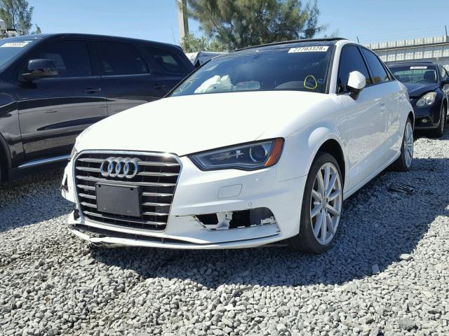 WAUA7GFF1G1008470 - 2016 AUDI A3 PREMIUM WHITE photo 2