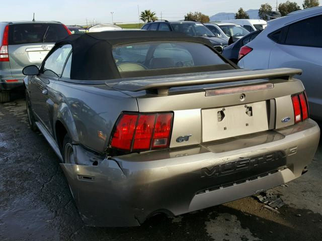 1FAFP45X11F212073 - 2001 FORD MUSTANG GT GOLD photo 3