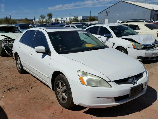 1HGCM56825A078004 - 2005 HONDA ACCORD EX WHITE photo 1