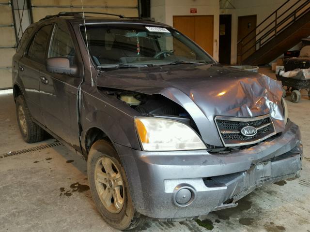 KNDJC733435173747 - 2003 KIA SORENTO EX GRAY photo 1