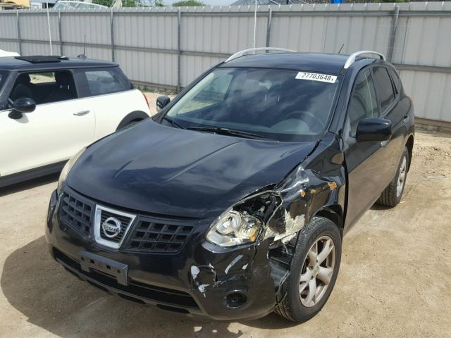 JN8AS5MT2AW009480 - 2010 NISSAN ROGUE S BLACK photo 2