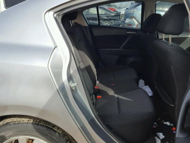 JM1BL1V73D1805454 - 2013 MAZDA 3 I SILVER photo 6