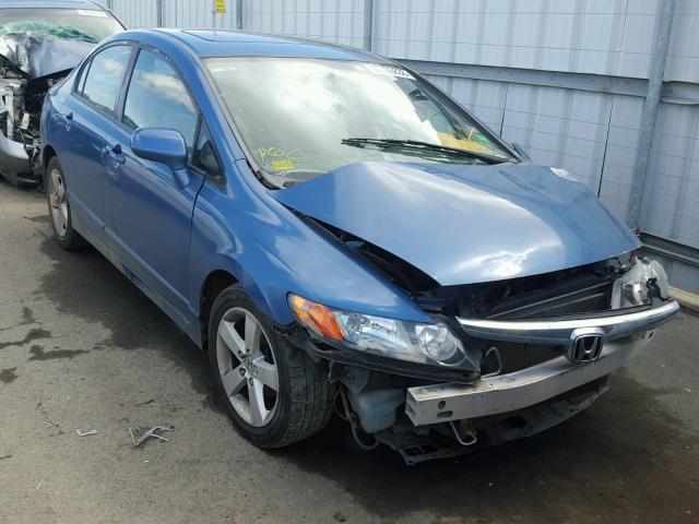 1HGFA16868L013941 - 2008 HONDA CIVIC EX BLUE photo 1