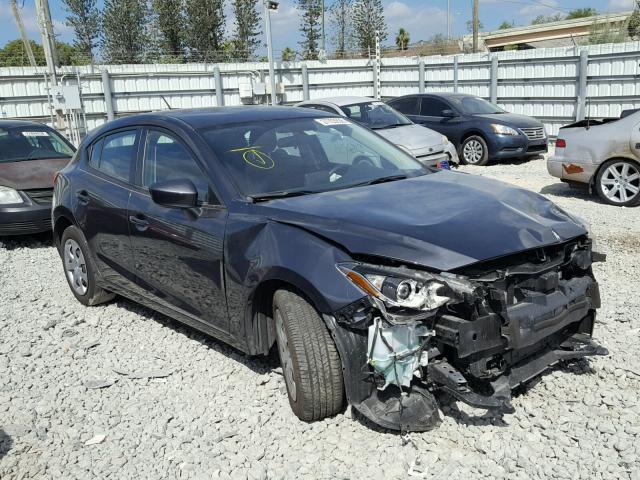 JM1BM1J70G1341577 - 2016 MAZDA 3 SPORT GRAY photo 1