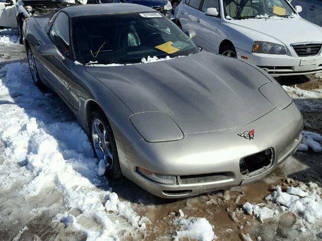 1G1YY22G9Y5123305 - 2000 CHEVROLET CORVETTE GOLD photo 1