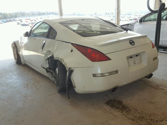 JN1AZ34E93T003616 - 2003 NISSAN 350Z COUPE WHITE photo 3