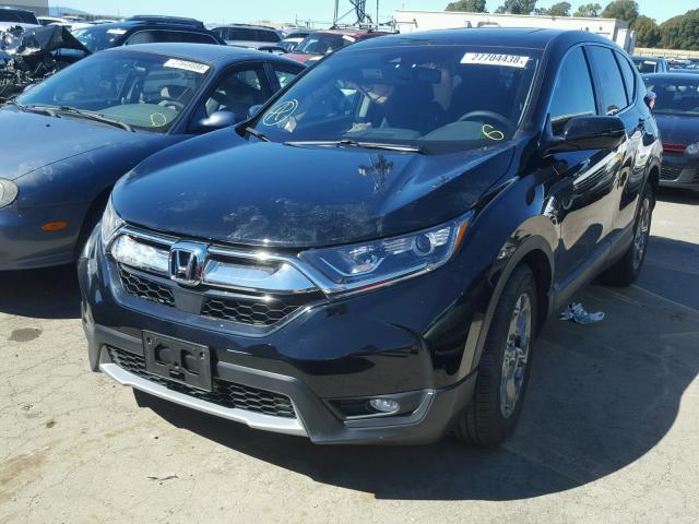 7FARW1H89HE027768 - 2017 HONDA CR-V EXL BLACK photo 2