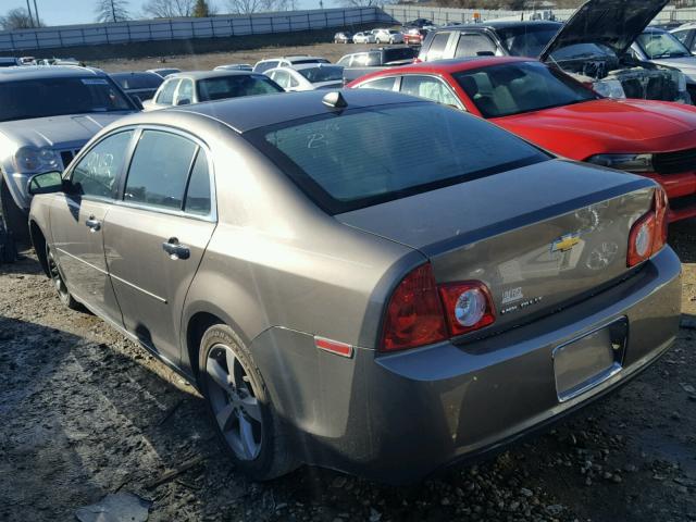 1G1ZC5E08CF158052 - 2012 CHEVROLET MALIBU 1LT BROWN photo 3