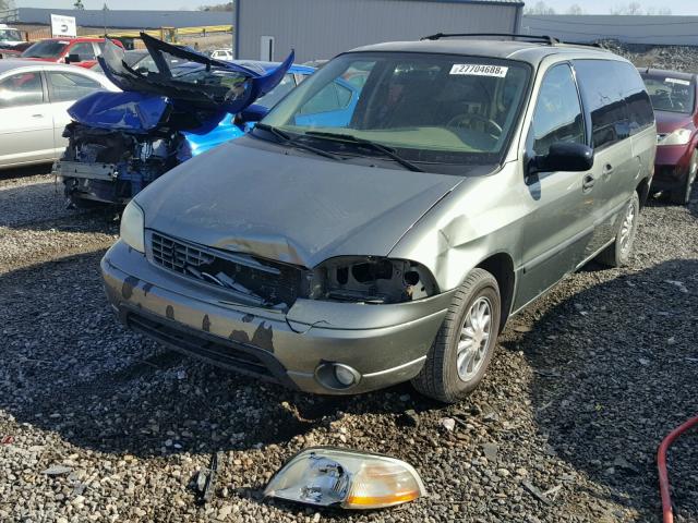 2FMZA51483BB90907 - 2003 FORD WINDSTAR L GREEN photo 2