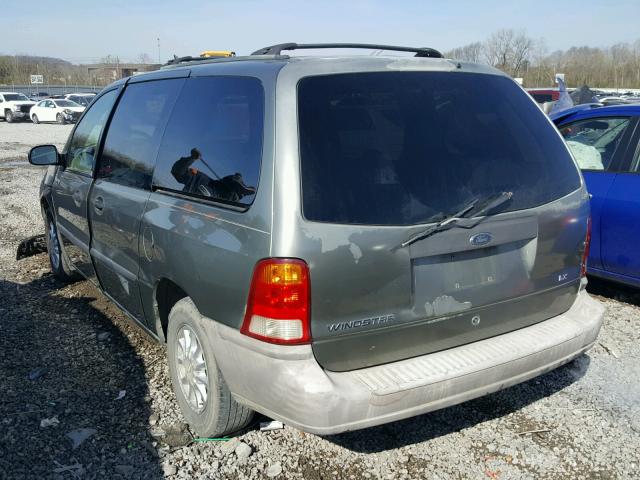 2FMZA51483BB90907 - 2003 FORD WINDSTAR L GREEN photo 3