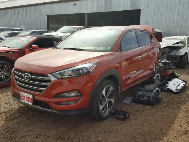 KM8J33A26GU094512 - 2016 HYUNDAI TUCSON LIM ORANGE photo 2