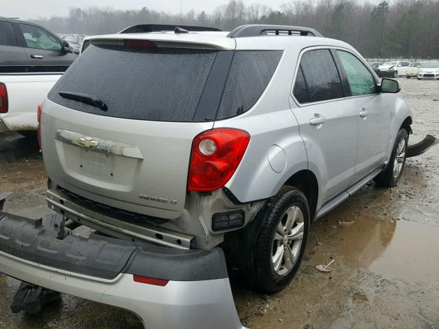 2CNALDEW4A6345388 - 2010 CHEVROLET EQUINOX LT SILVER photo 4