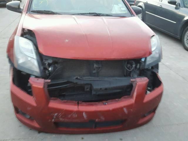 3N1AB6AP0BL653868 - 2011 NISSAN SENTRA 2.0 RED photo 9