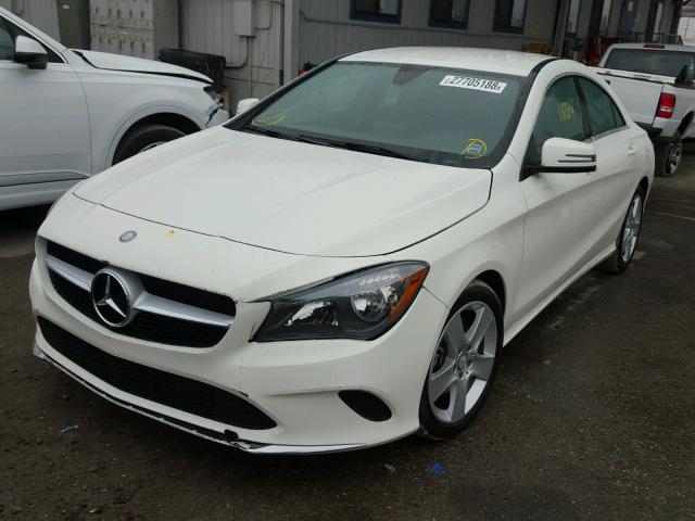 WDDSJ4EB9HN466277 - 2017 MERCEDES-BENZ CLA 250 WHITE photo 2