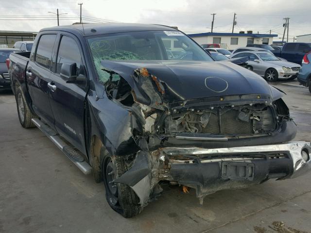 5TFEM5F10CX042641 - 2012 TOYOTA TUNDRA CRE BLACK photo 1