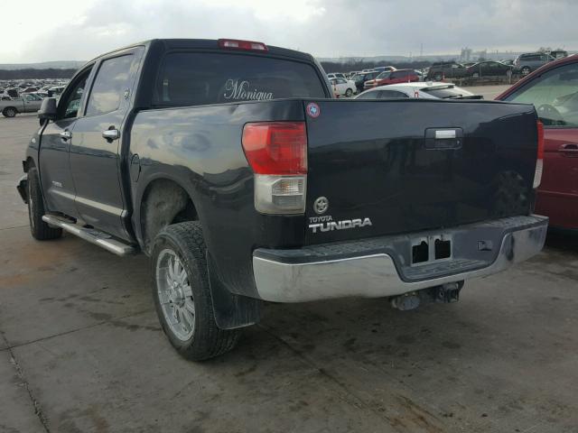 5TFEM5F10CX042641 - 2012 TOYOTA TUNDRA CRE BLACK photo 3