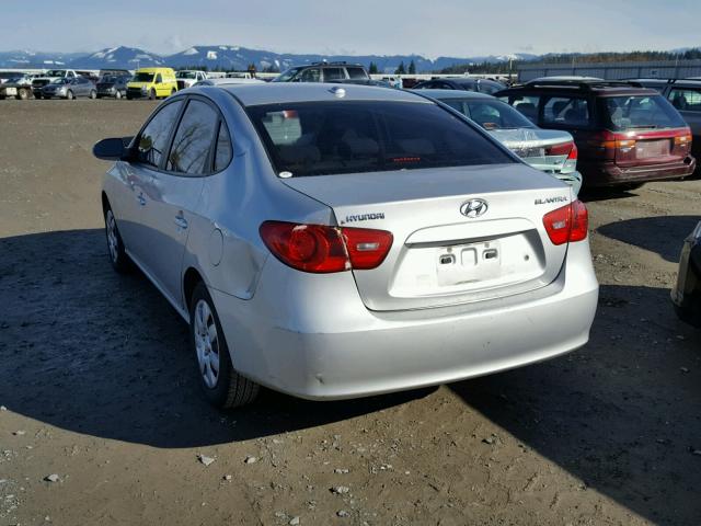 KMHDU46D38U437966 - 2008 HYUNDAI ELANTRA GL SILVER photo 3