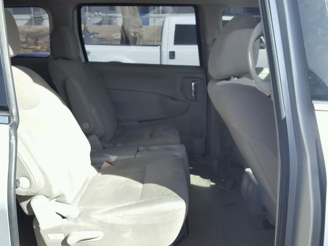 JN8AE2KP7F9126358 - 2015 NISSAN QUEST S SILVER photo 6