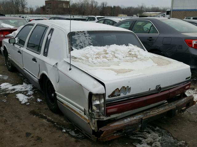 1LNCM82WXMY787561 - 1991 LINCOLN TOWN CAR S WHITE photo 3