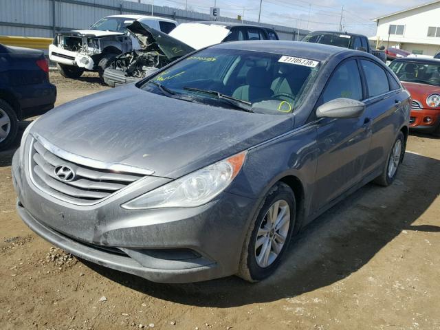 5NPEB4AC0BH169344 - 2011 HYUNDAI SONATA GLS GRAY photo 2