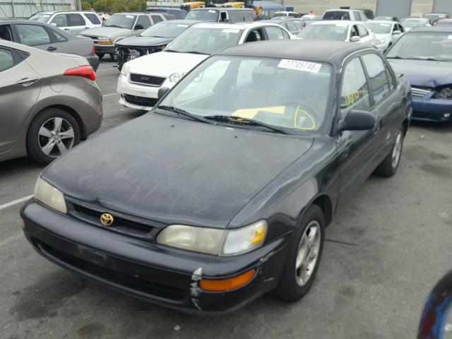 1NXBB02E5TZ412001 - 1996 TOYOTA COROLLA DX BLACK photo 2