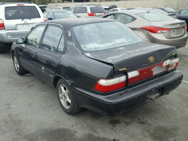 1NXBB02E5TZ412001 - 1996 TOYOTA COROLLA DX BLACK photo 3