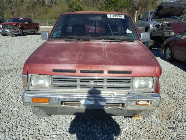 1N6SD11S6MC414677 - 1991 NISSAN TRUCK SHOR RED photo 9