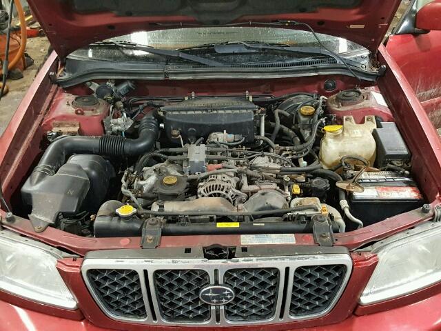 JF1SF65611H732637 - 2001 SUBARU FORESTER S Qırmızı foto 7