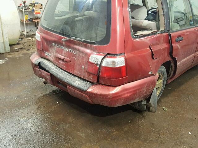 JF1SF65611H732637 - 2001 SUBARU FORESTER S Qırmızı foto 9