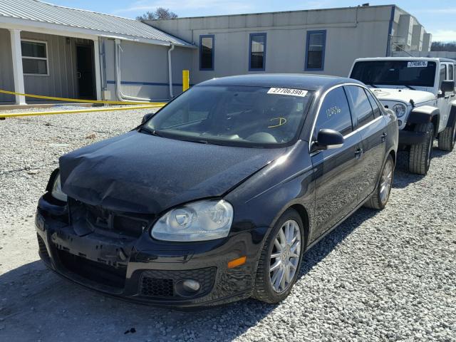 3VWRF71K26M772629 - 2006 VOLKSWAGEN JETTA 2.5 BLACK photo 2