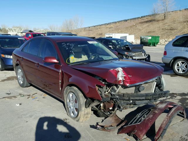 5NPET4ACXAH592332 - 2010 HYUNDAI SONATA GLS MAROON photo 1