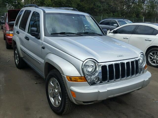 1J8GL58K15W553651 - 2005 JEEP LIBERTY LI SILVER photo 1