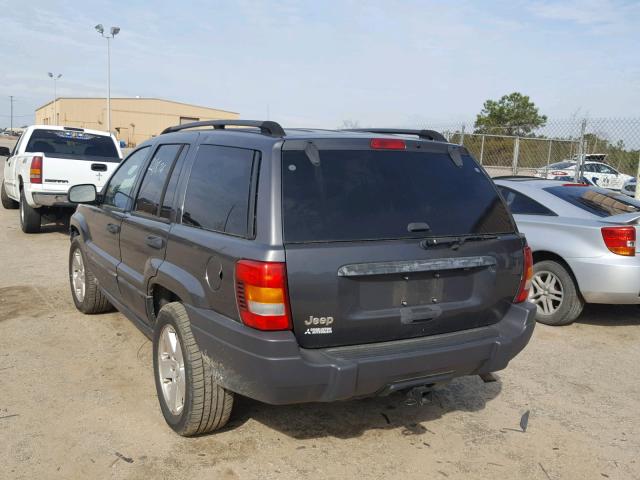 1J4GX48S93C504423 - 2003 JEEP GRAND CHER GRAY photo 3