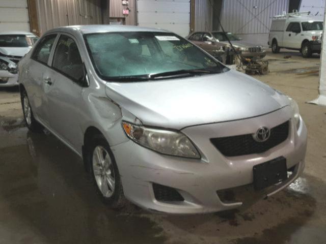 1NXBU4EEXAZ189173 - 2010 TOYOTA COROLLA BA SILVER photo 1