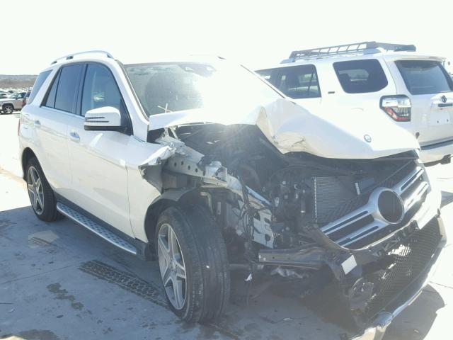 4JGDA5GB3GA776318 - 2016 MERCEDES-BENZ GLE 400 4M WHITE photo 1