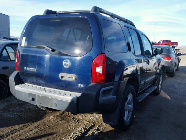 5N1AN08W56C533303 - 2006 NISSAN XTERRA OFF BLUE photo 4