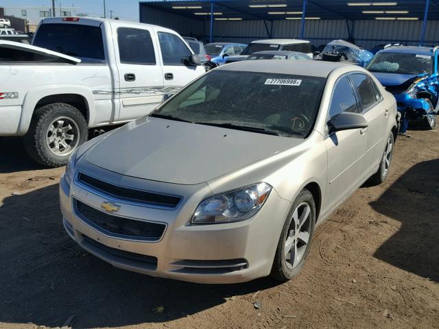 1G1ZC5E14BF392020 - 2011 CHEVROLET MALIBU 1LT BEIGE photo 2