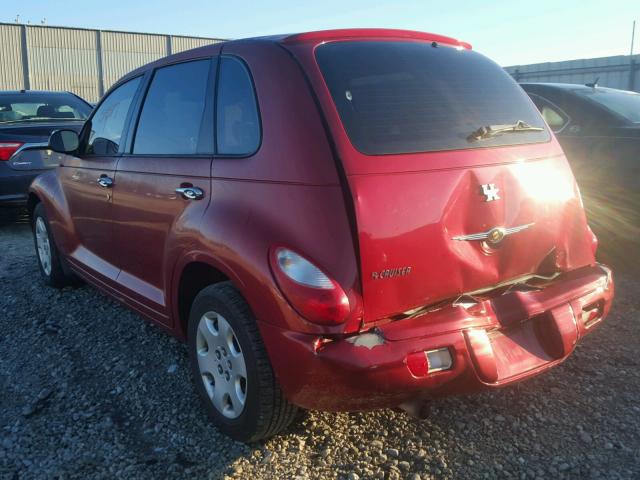 3A8FY48939T556812 - 2009 CHRYSLER PT CRUISER BURGUNDY photo 3