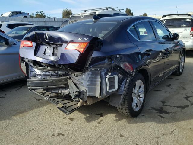 19VDE1F36DE021855 - 2013 ACURA ILX 20 BLUE photo 4