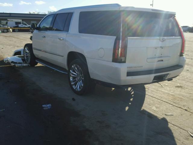 1GYS4SKJ5FR645529 - 2015 CADILLAC ESCALADE E WHITE photo 3