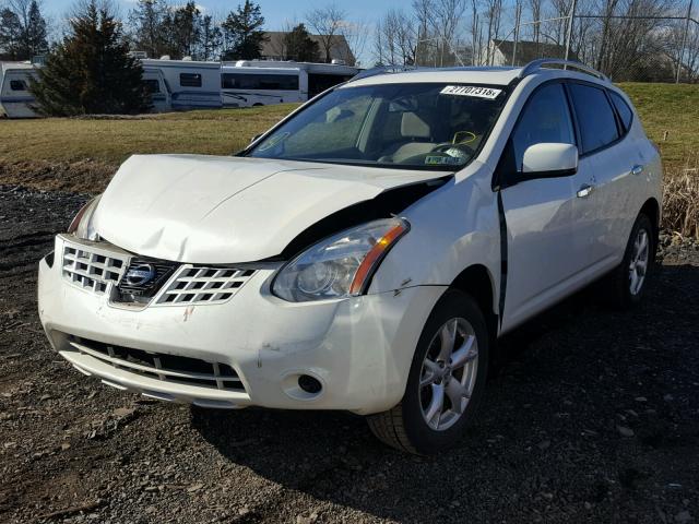 JN8AS5MV2AW122699 - 2010 NISSAN ROGUE S WHITE photo 2